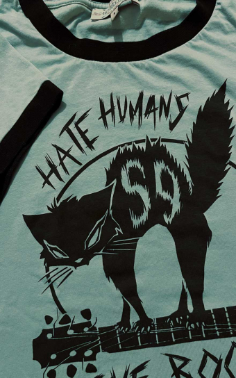 Ringer Shirt - Hate Humans, Love Rock