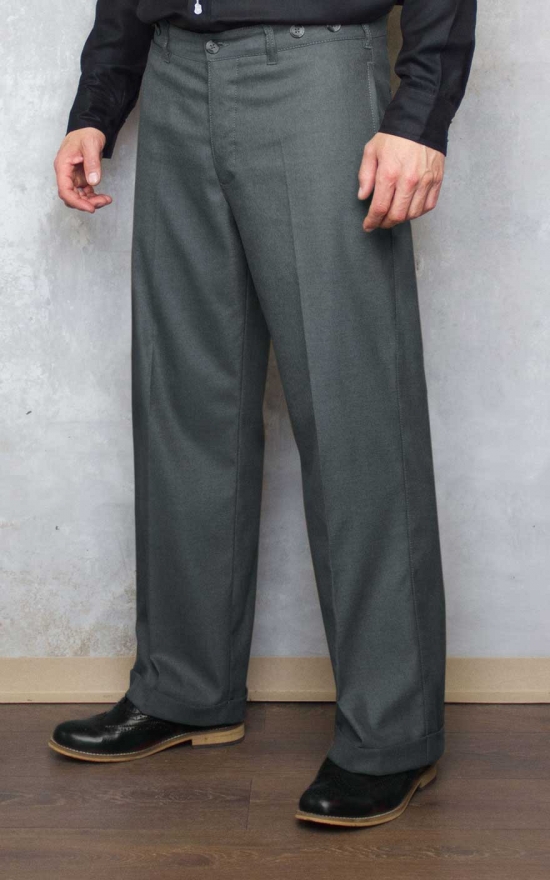 Buy WES Formals Plain Navy Blue Relaxed Fit Trousers from Westside