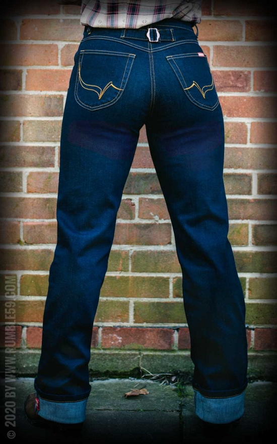 Ladies Denim Pedal to the metal - Straight Cut | Rumble59 - Official ...