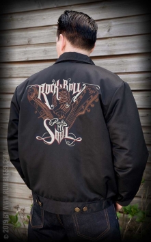 Baseball Jacket Four Aces  Rumble59 - Official Rumble59 Shop for Jeans,  Jackets & Clothing